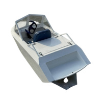 Mini jet ski, bateau à moteur en aluminium, bateau à moteur avec propulsion électrique, karting, vente à prix réduit