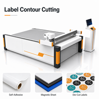 Máquina de Corte Oscilante CNC para Película Reflectante, Vinilo para Adhesivos de Automóviles y Materiales Gráficos para Vehículos
