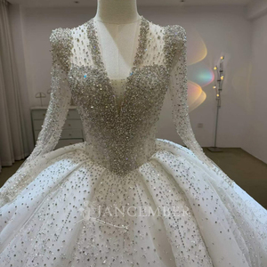Lsjj148 Elegant Ivory Bohemian Bridal Gown Heavy Beaded Bodice Sparkle Tulle Ball Gown Princess <b>Wedding</b> Dress Chapel for - Product Image 2