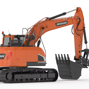 Excavadora Doosan DX225LC sobre orugas con motor de núcleo de motor coreano/bomba/caja de cambios/componentes PLC 1 año de garantía - Product Image 1