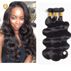 virgen remy crudo ondulado rizado cutícula alineada de 40 pulgadas de la onda del cuerpo <span class=keywords><strong>cabello</strong></span> indio proveedor de la india - Product Image 1