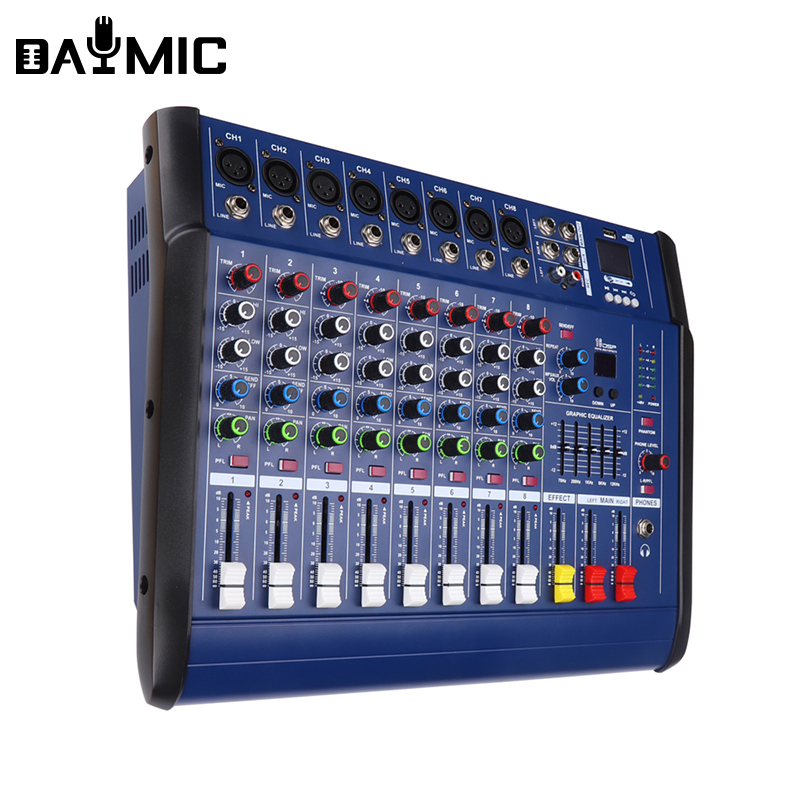 パッシブスピーカー用の工場プロフェッショナル8チャンネル802DUSB