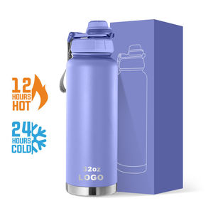 Brede-mond lekvrije milieuvriendelijke draagbare vacuümfles 22oz 32oz 40oz dubbelwandige 18/8 roestvrijstalen sportwaterfles - Product Image 5