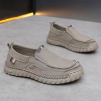 Nouvelles chaussures de skate en toile respirante avec semelle épaisse et hauteur accrue, sans lacets, chaussures en tissu, chaussures de sport décontractées pour hommes