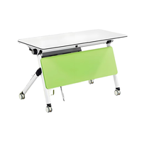 Table de conférence de bureau moderne pour cadres, pliable et mobile, idéale pour salles de formation et écoles - Vente en gros