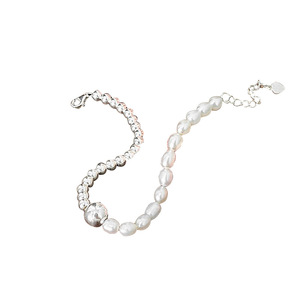 Yinruitai S925 Sterling Silver Pearl Necklace <b>Bracelet</b> Set Freshwater Pearls <b>Ball</b> Shape Everyday Wear Jewelry for Women - Product Image 5