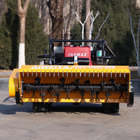 Tondeuse à gazon automotrice sur chenilles Aiweiya à moteur diesel, avec coupe à fléaux et télécommande, pour terrains en pente - Usage domestique, commercial et bricolage