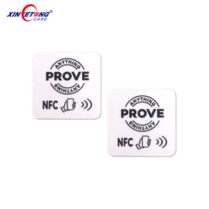 Tùy chỉnh in logo vuông NFC sticker <span class=keywords><strong>Tag</strong></span> NFC chip với chất kết dính - Product Image 6