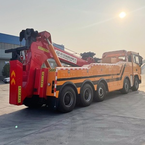 Équipement personnalisé de camion de remorquage de dépanneuse de <span class=keywords><strong>35</strong></span> tonnes avec deux treuils de 20 tonnes et grue de levage à 3 étages pour les ventes - Product Image 5