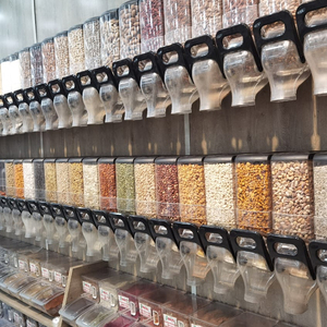 Contenedor de Frutos Secos para Tiendas de Alimentos, Dispensador Comercial de Alimentos, Contenedores de Acrílico Transparente para Alimentos a Granel, <span class=keywords><strong>Estante</strong></span> Resistente con Sistema de Alimentación por Gravedad - Product Image 6