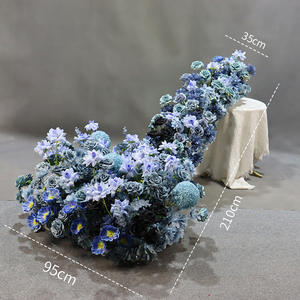 Fleur artificielle en soie pour fête d'anniversaire, cascade de fleurs décorative pour table, vitrine de galerie d'art, suspension pour scène de mariage - Product Image 6