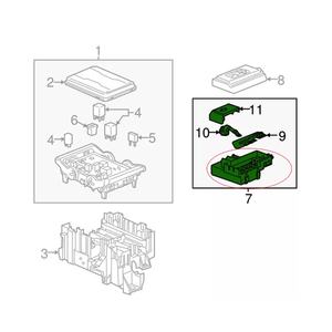 84354721 Bloc de fusibles du compartiment moteur de distribution de la batterie pour GMC 2017-2019 Sierra 1500 <span class=keywords><strong>Chevrolet</strong></span> Silverado 84095551 84460795 - Product Image 5