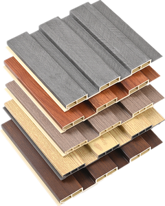 Panneau mural QIANXI WPC, <span class=keywords><strong>composite</strong></span> <span class=keywords><strong>bois</strong></span>-plastique, écologique, panneau intérieur, lambris, panneaux verticaux, revêtement mural, imperméable - Product Image 2