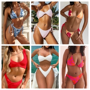 Traje <span class=keywords><strong>de</strong></span> <span class=keywords><strong>Baño</strong></span> <span class=keywords><strong>de</strong></span> <span class=keywords><strong>Dos</strong></span> <span class=keywords><strong>Piezas</strong></span> para Mujer, <span class=keywords><strong>de</strong></span> Alta Calidad, Cintura Alta, Sexy, Verano, Ropa <span class=keywords><strong>de</strong></span> Playa, Gran Descuento - Product Image 4