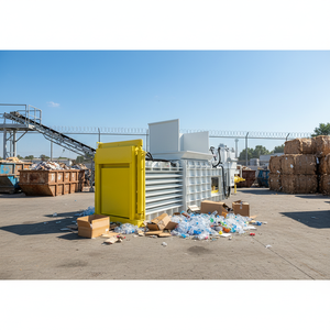 Prensa Hidráulica Semiautomática Horizontal de 100T 120T para Cartón y Papel, Máquina Empacadora para Reciclaje de <span class=keywords><strong>Chatarra</strong></span>, Embalaje de Metal/Plástico - Product Image 5