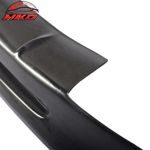 เหมาะสำหรับ Subaru Impreza WRX Sedan ปี 2002-2003 สเกิร์ตกันชนหน้าทรง P1 สีดำดิบ - Product Image 3