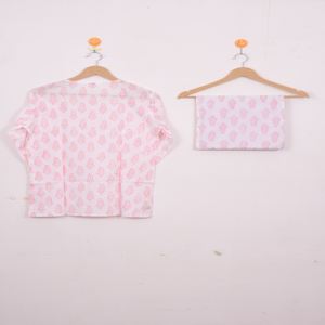 Conjunto de Pijama de Algodón con Pantalón Largo - Ropa de Dormir de Algodón, Ropa de Dormir y de Estar por Casa de Verano Estilo Bohemio para Mujer, Regalo - Product Image 4