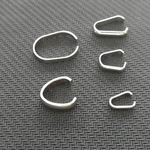 Hallazgos para hacer joyas, pegamento colgante grande en las fianzas, amuleto de acero inoxidable para collar de cadena - Product Image 3