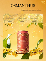 Carmate Série de parfums floraux de haute qualité, parfum solide naturel pour voiture, flacon en métal coloré, parfum durable 160g