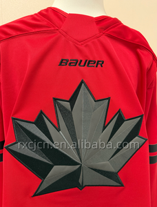 2026 Canadá Masculino # 97 Connor McDavid # Camisa de Hóquei no Gelo Sidney Crosby Vermelha, Preta e Branca para o Inverno Olímpico, Pronta para Envio - Product Image 5