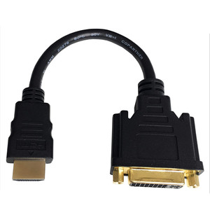 Câble adaptateur HDMI vers DVI mâle vers femelle, 24 broches, plaqué or, convertisseur vidéo haute définition pour écrans LED - Product Image 3