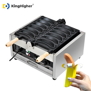 เครื่องทำวาฟเฟิลรูปกล้วยไฟฟ้า 220V สำหรับใช้ในเชิงพาณิชย์ สภาพใหม่ เหมาะสำหรับโรงแรม ใช้ทำขนมไก่ไข่ - Product Image 1