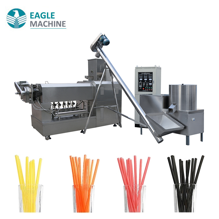 Edible Rice Straws Drinking Making Machine