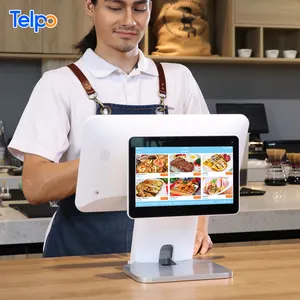 Mercato ristorante vendita al dettaglio OEM 15 doppio Touch Screen tutto In una macchina pos con secondo schermo