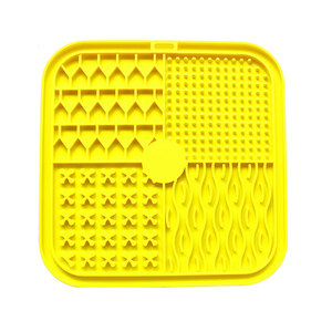 Alfombrilla de silicona para lamer para perros y <span class=keywords><strong>gatos</strong></span>, comedero lento con ventosas, alfombrilla calmante para aliviar la ansiedad de mascotas, juego OEM ODM - Product Image 4