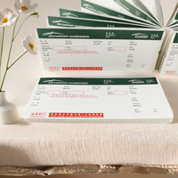 Fabrikpreis Offsetdruck Maßgeschneiderte Größe Laminierte Offset-Papier Bordkarte für Flugtickets