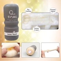 Cup Masturbasi Terbaik untuk Pria Murah Mainan Masturbator Pria Bentuk Siput Stroker Vagina Produk Dewasa untuk Bermain Solo Gay
