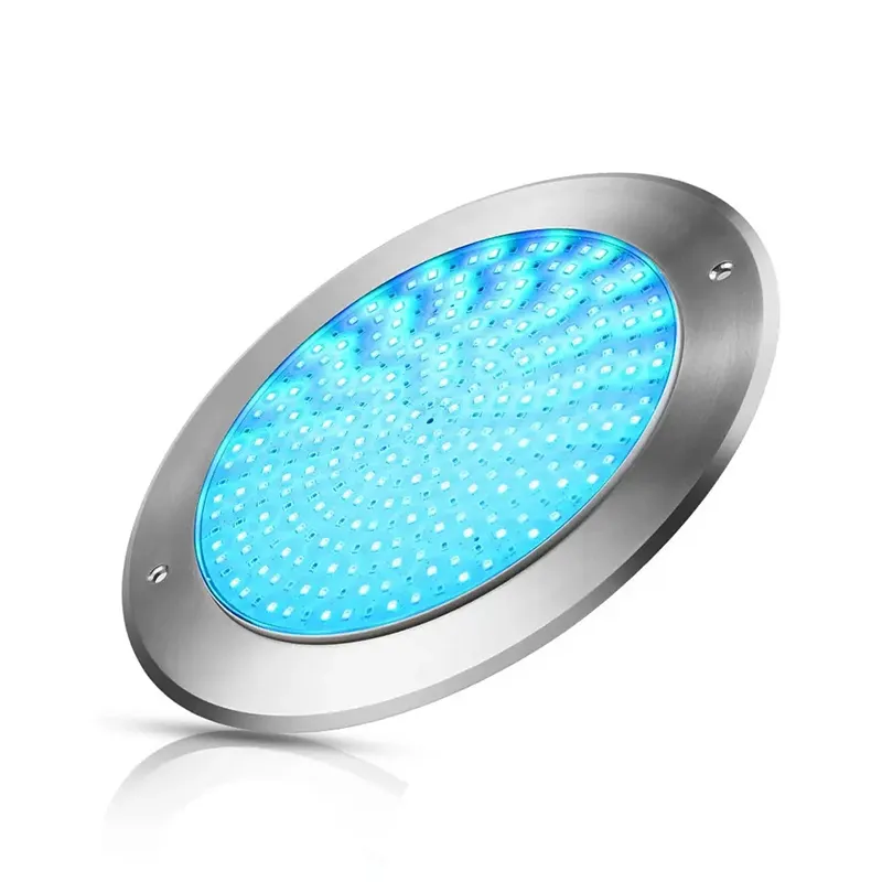 Newest 8mm Thickness Flat 18W RGB 12V Stainless Steel Swimming Pool Light IP68 LED Underwater Lighting Private Mode