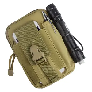 Free shipping Camping Travel Picnic Tactical Pouch Small Gadget Waist Bag with Cell Phone Holster Holder