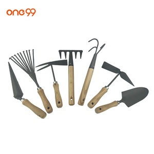 One99 Cây Vườn Dụng Cụ Cầm Tay Set Bán Buôn 7 Cái Floral Công Cụ Làm Vườn Bằng Gỗ Bộ Quà Tặng