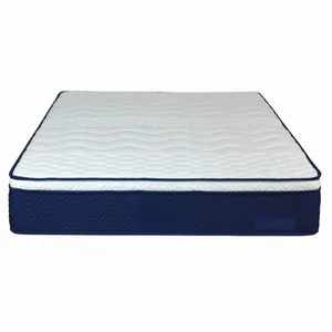 2022 newest design eurotop mattress luxury pattern style OEM/ODM embroidery logo size FOB terms furniture edge support box pack
