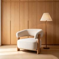Carlford Fauteuil individuel moderne capitonné, confortable et d'appoint, pour lecture, chambre, salon, salle à manger, appartement