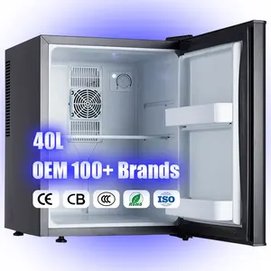 Mini frigorífico de 40l 220 volts mesa de geladeira casa pequeno embutido, refrigerador compacto