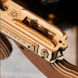 Robotime <span class=keywords><strong>Rokr</strong></span> Jouets assemblés LQB01 Kit de modèle de mitraillette <span class=keywords><strong>en</strong></span> <span class=keywords><strong>bois</strong></span> Puzzles 3D pour adultes - Product Image 5