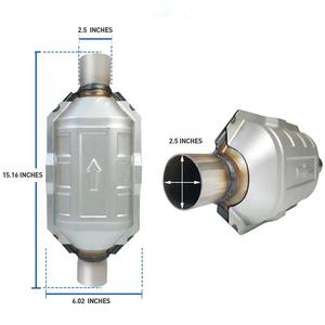 Penjualan Panas Knalpot MX Kustom untuk Truk/Mobil, Konverter Katalitik dengan Standar OBD1/<span class=keywords><strong>2</strong></span> Euro2/<span class=keywords><strong>3</strong></span>/4/5/6 untuk Sistem Knalpot - Product Image 2