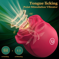 Rosen-Vibrator für Frauen Großhandel Individuelles Logo Klitoris-Stimulator Saugvibrator Erotikspielzeug Rosen-Saugvibrator Sexspielzeug für Frauen