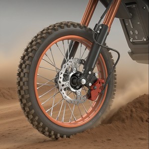 Moto de Cross <span class=keywords><strong>Électrique</strong></span> 3000W Pneu 14/12 Pouces Vélo de Montagne <span class=keywords><strong>Électrique</strong></span> Moteur 48V Batterie Lithium-Ion Motos Tout-Terrain - Product Image 4