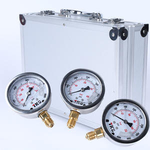 Medidor de Presión de Aceite para Excavadora de Alta Precisión con Once Conectores, Instrumento de Medición de Presión de Fluido de Tres Manómetros Plateado, Fuente Directa - Product Image 2