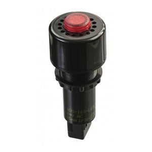 Indicateur de statut Eleco AOS-10S-LED 10mm LED rouge 24V AC IP30 Plastique - Product Image 1