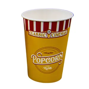 フライカップクラフト紙スナックカップ使い捨てフライドチキンポップコーン包装食品グレード工場卸売