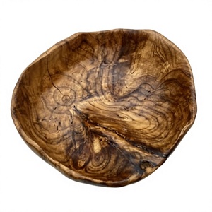 Bols de service classiques en bois d'acacia écologique de haute qualité, faits à la main, compatibles lave-vaisselle, sans danger pour les aliments, style moderne, en stock, pour cadeaux promotionnels - Product Image 5