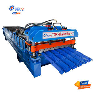 저렴한 가격 맞춤형 금속 지붕 제작 기계 유약 타일 롤 성형 기계 - Product Image 1