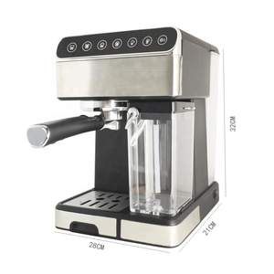 Thema 20bar hơi nước sữa bọt đa chức năng 2in1 cảm biến cảm ứng bán tự động espresso Máy pha cà phê Maker với hộp sữa - Product Image 4