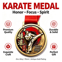 Personnalisation et vente en gros de médailles de karaté pour compétitions d'arts martiaux, ainsi que de diverses médailles et trophées de compétition.