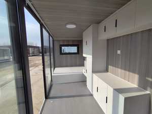 Shaneok <span class=keywords><strong>บ้าน</strong></span>สำเร็จรูปหรูหรา, <span class=keywords><strong>บ้าน</strong></span>กระท่อมแอปเปิ้ลสำเร็จรูปติดตั้งง่ายภาชนะ<span class=keywords><strong>แคปซูล</strong></span>เหล็กไม่ต้องประกอบ - Product Image 4