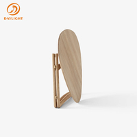 Table basse pliante en teck moderne et élégante, nouveaux modèles pour café, restaurant, villa, hôtel, salon